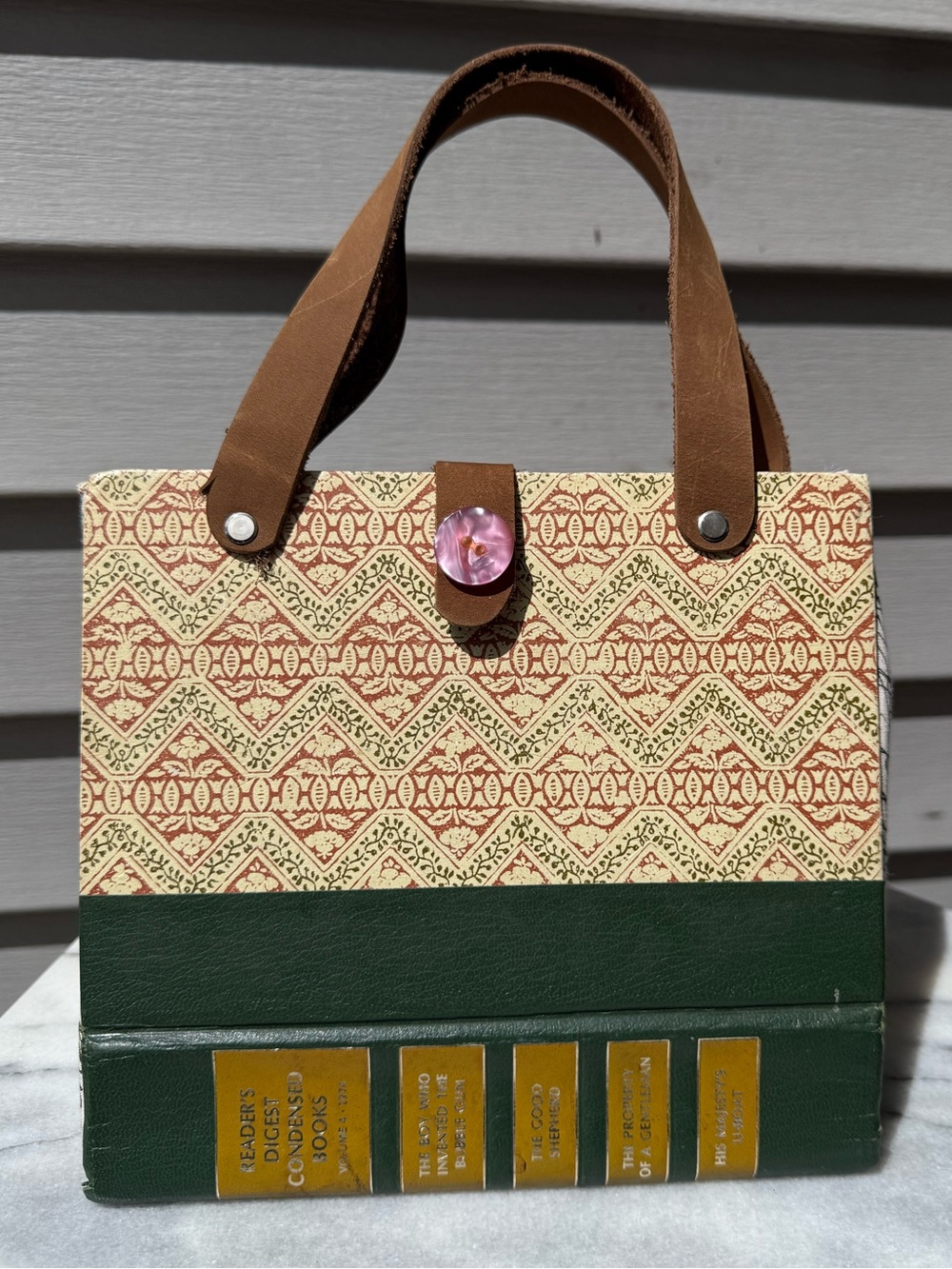 Handcrafted Book Purse, made out of REAL BOOKS!